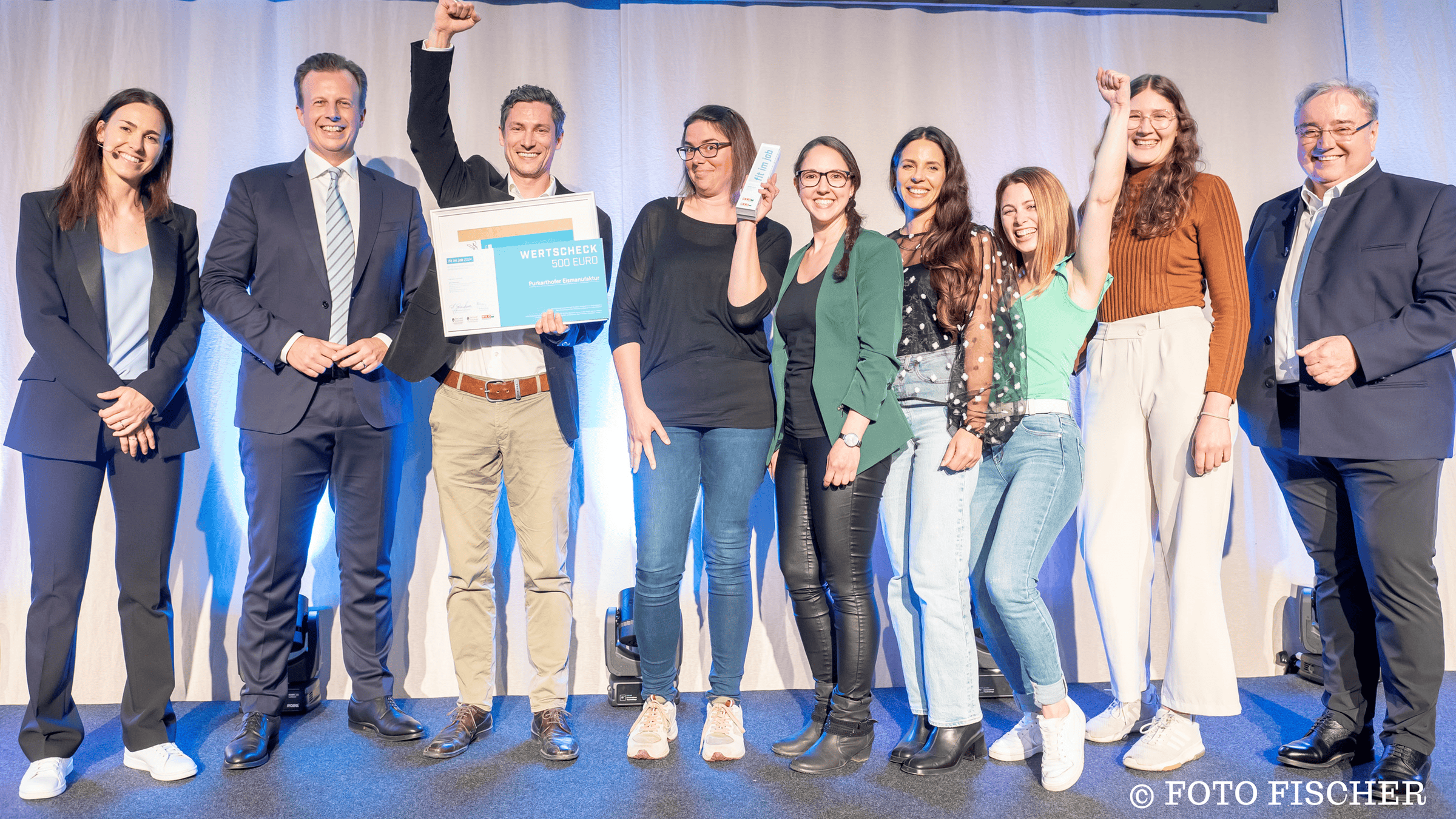 2024 wurde Purkarthofer Eis mit dem Preis FIT IM JOB ausgezeichnet.