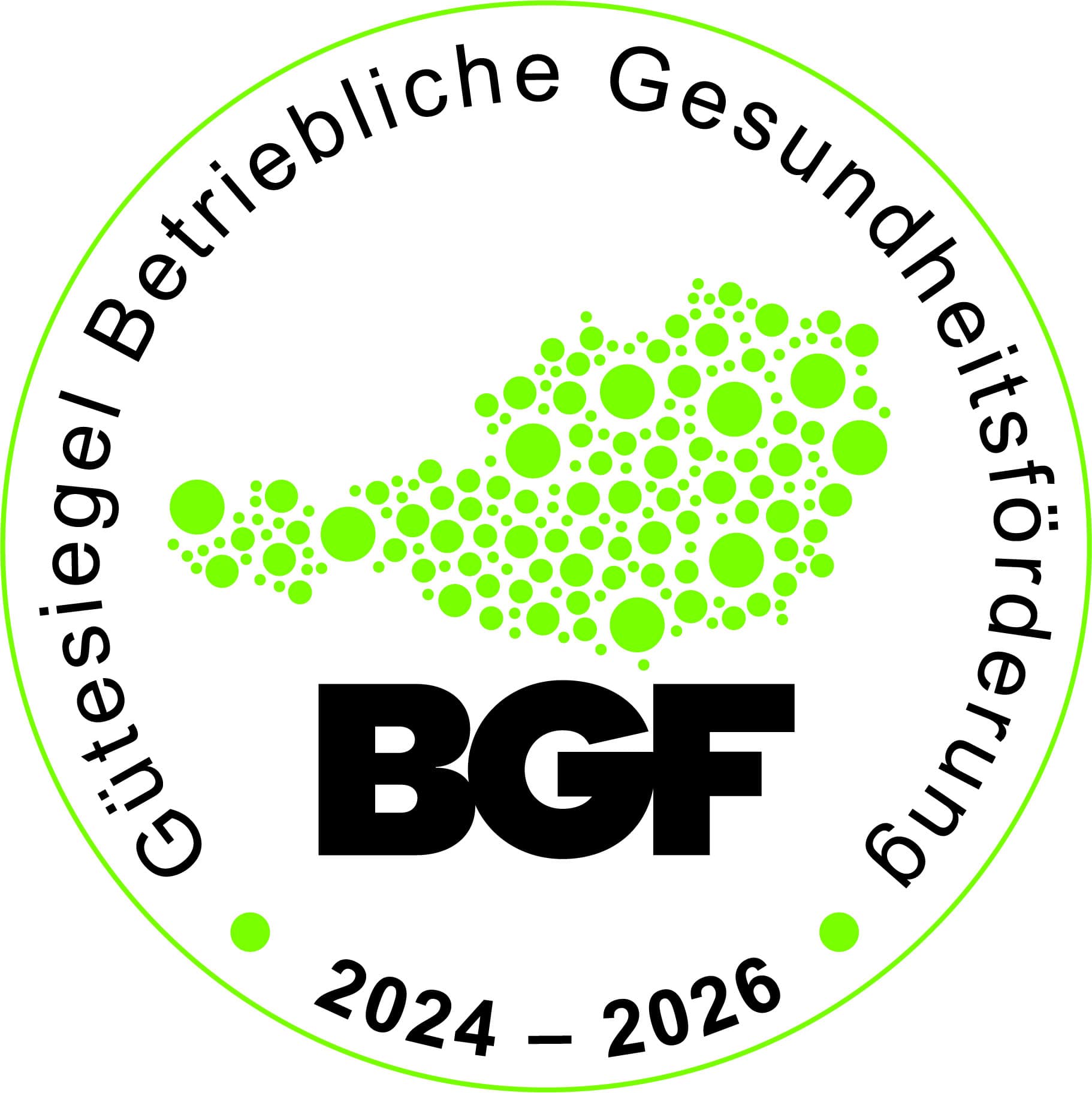 Wir freuen uns sehr auf das BGF-Gütesiegel 2024-2026!