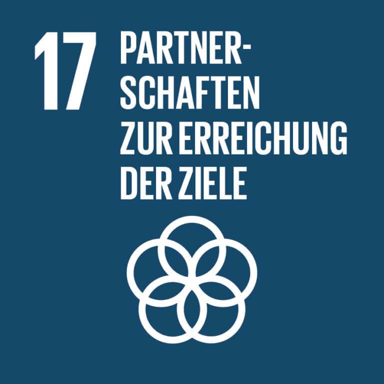 Wir unterstützen die 17 Nachhaltigkeitsziele (SDGs).