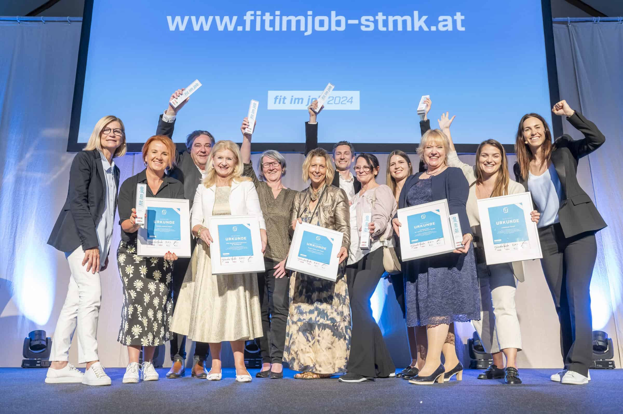 Purkarthofer Eis hat den Gesundheitspreis Fit im Job 2024 in seiner Kategorie erhalten!