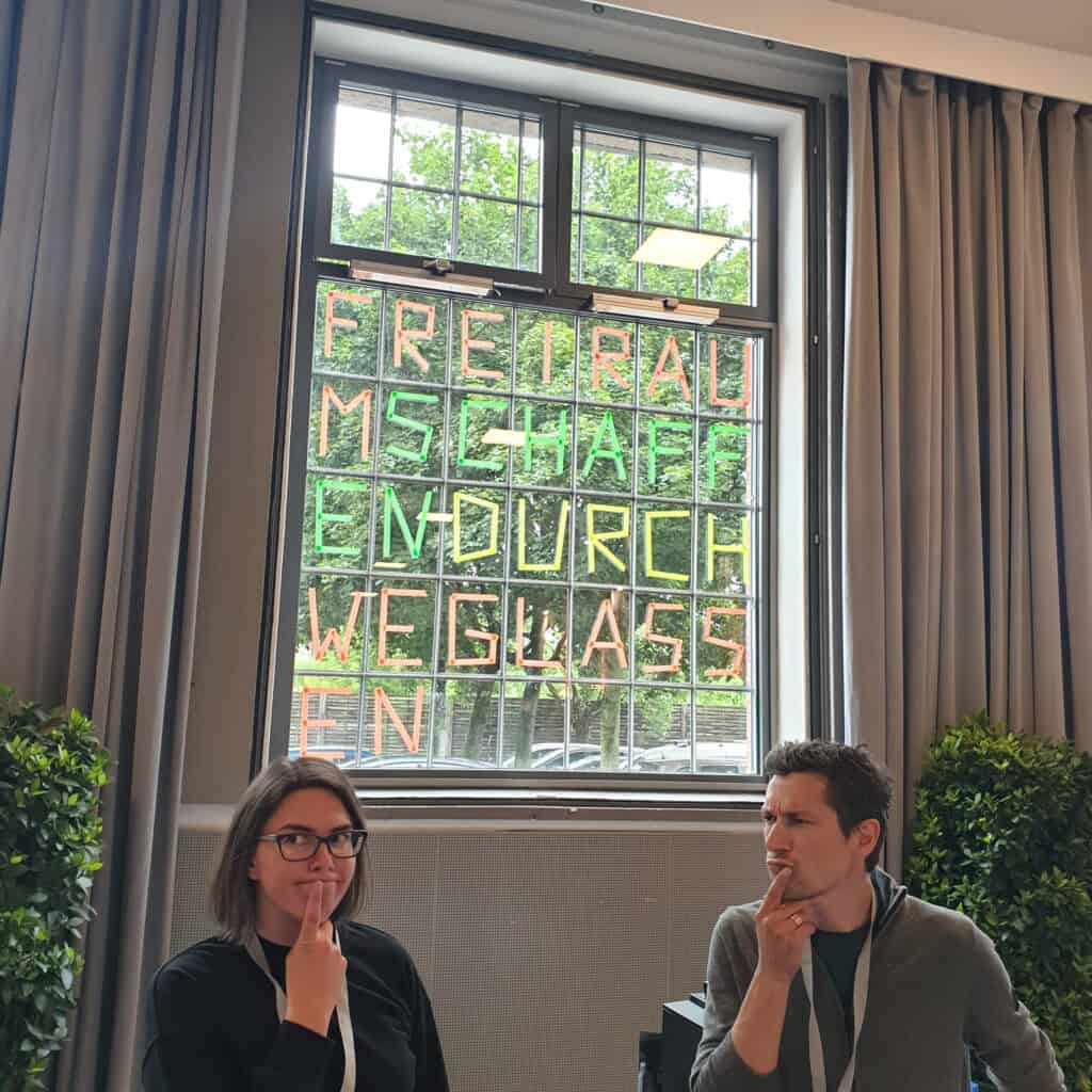 Klaus und Angelika waren im Juni bei dem Event Die Freiräume.