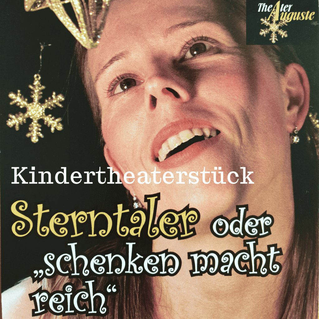 Gertrud Hainzl von Theater Auguste spielt wieder ein kostenloses Kindertheaterstück beim Purkarthofer Winterpavillon!