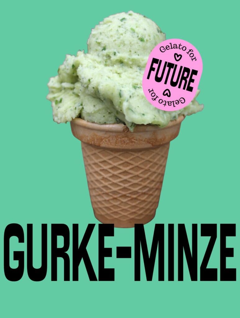 Unser Gelato for Future Gurke-Minze erfrischt und begeistert!
