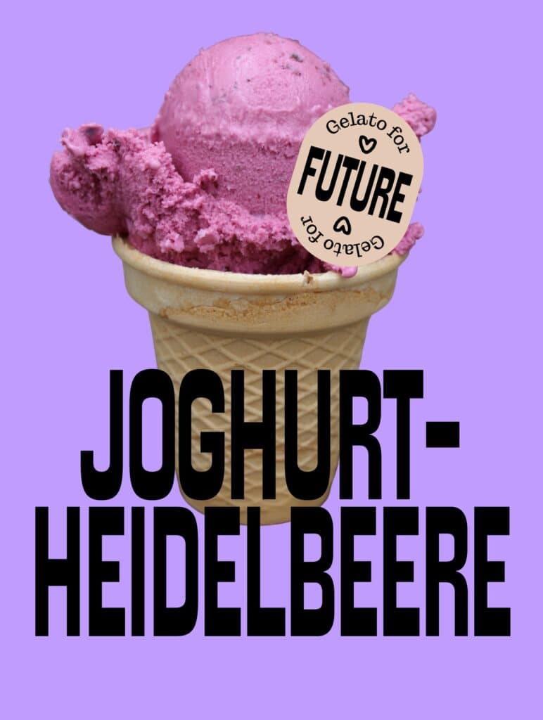 Unser Joghurt-Heidelbeer ist unser meistgekauftes Eis! Liebst du es auch?