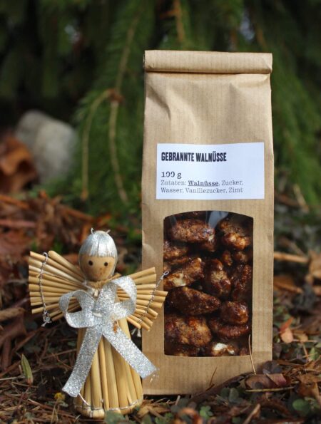 Neu erstmals bei purkarthofer Eis - gebrannte Walnüsse!