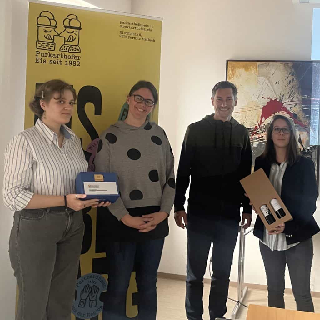 Die Hochschule Burgenland stattete uns bei Purkarthofer Eis einen Besuch ab.