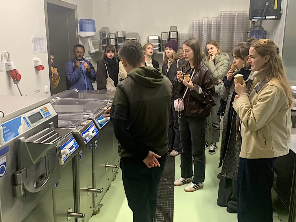 Die Hochschule Burgenland stattete uns bei Purkarthofer Eis einen Besuch ab.