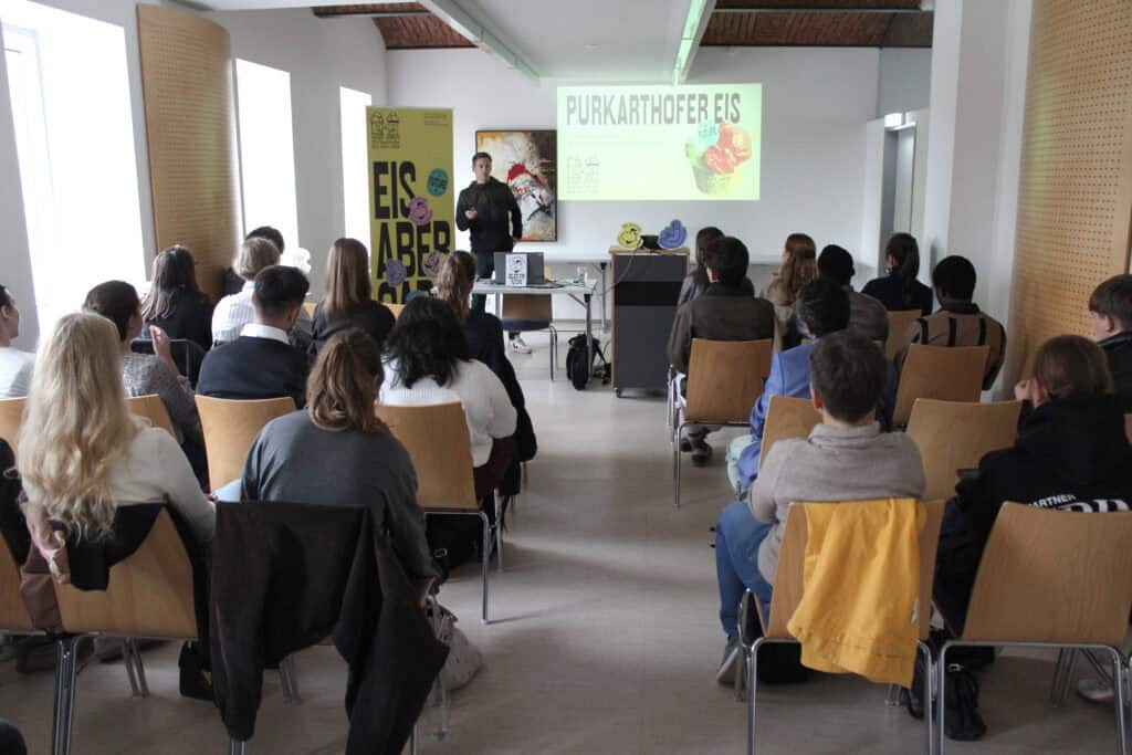 Die Hochschule Burgenland stattete uns bei Purkarthofer Eis einen Besuch ab.