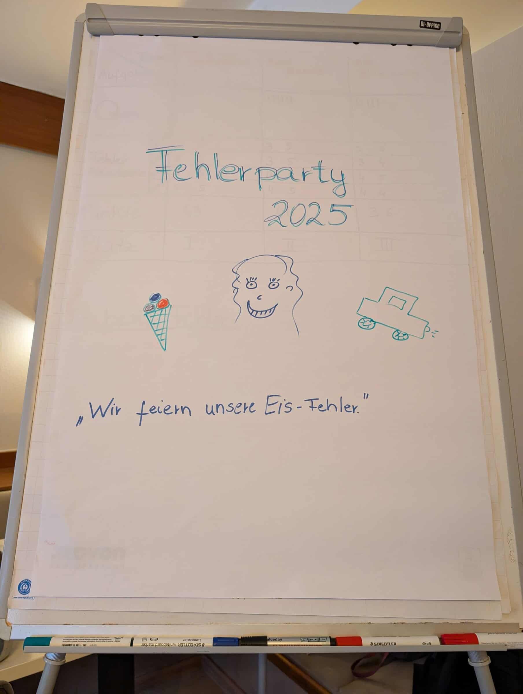 Zum ersten Mal haben wir eine Fehlerparty gemacht, um unsere Fehler zu feiern und aus ihnen zu lernen!