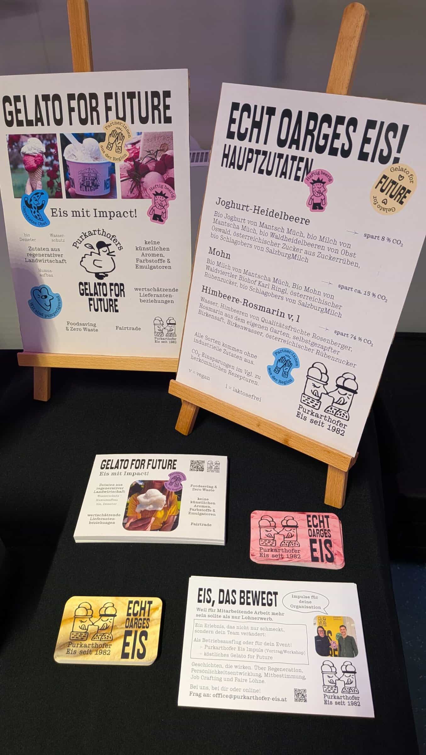 Klaus und Angelika fuhren mit Gelato for Future nach Wien zum Transformation Camp.