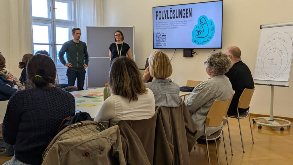 Klaus Purkarthofer und Angelika Mende waren bei dem Event Freiräume und haben erstmals einen Workshop gehalten.