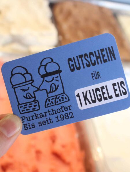 Eine Kugel Eis geht immer - der ideale Gutschein für Eisliebhaber!