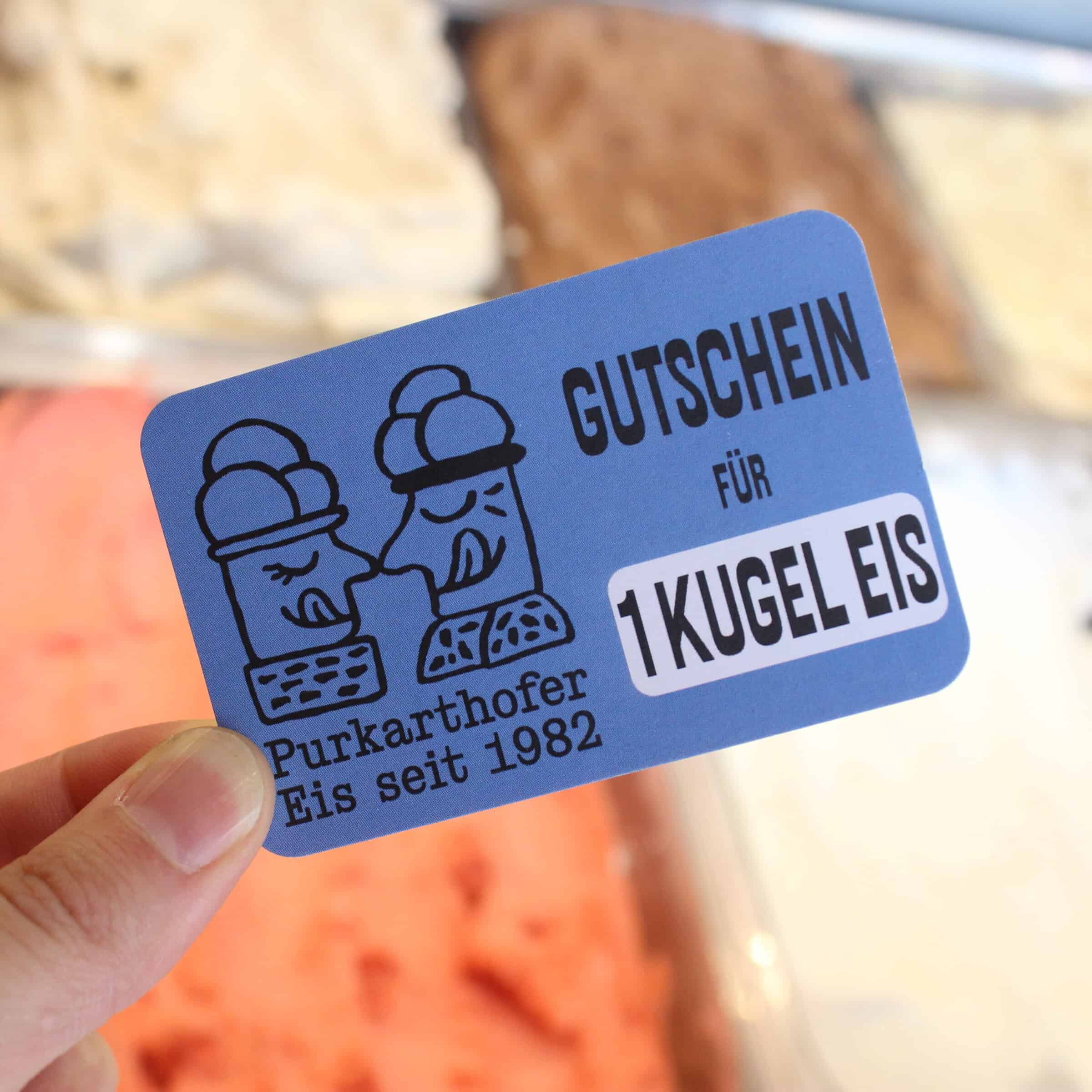 Eine Kugel Eis geht immer - der ideale Gutschein für Eisliebhaber!