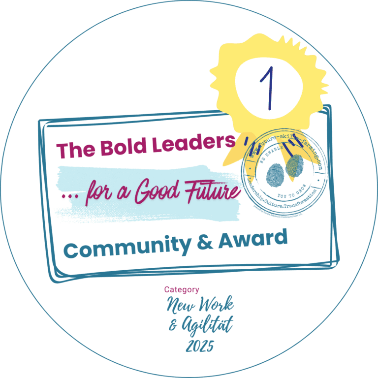 In der Kategorie Leadership wurden wir mit dem Blue Bridge Award 2025 ausgezeichnet.