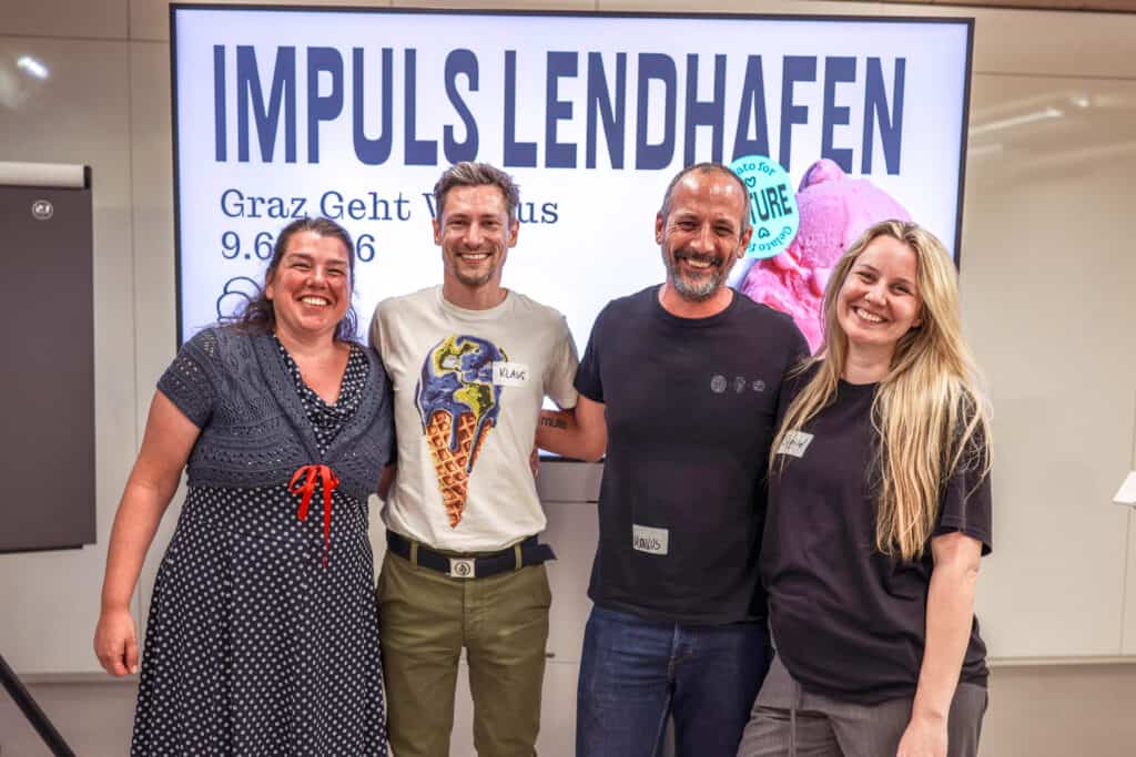 Klaus Purkarthofer hat zwei Impulse bei Graz Geht Voraus gehalten.