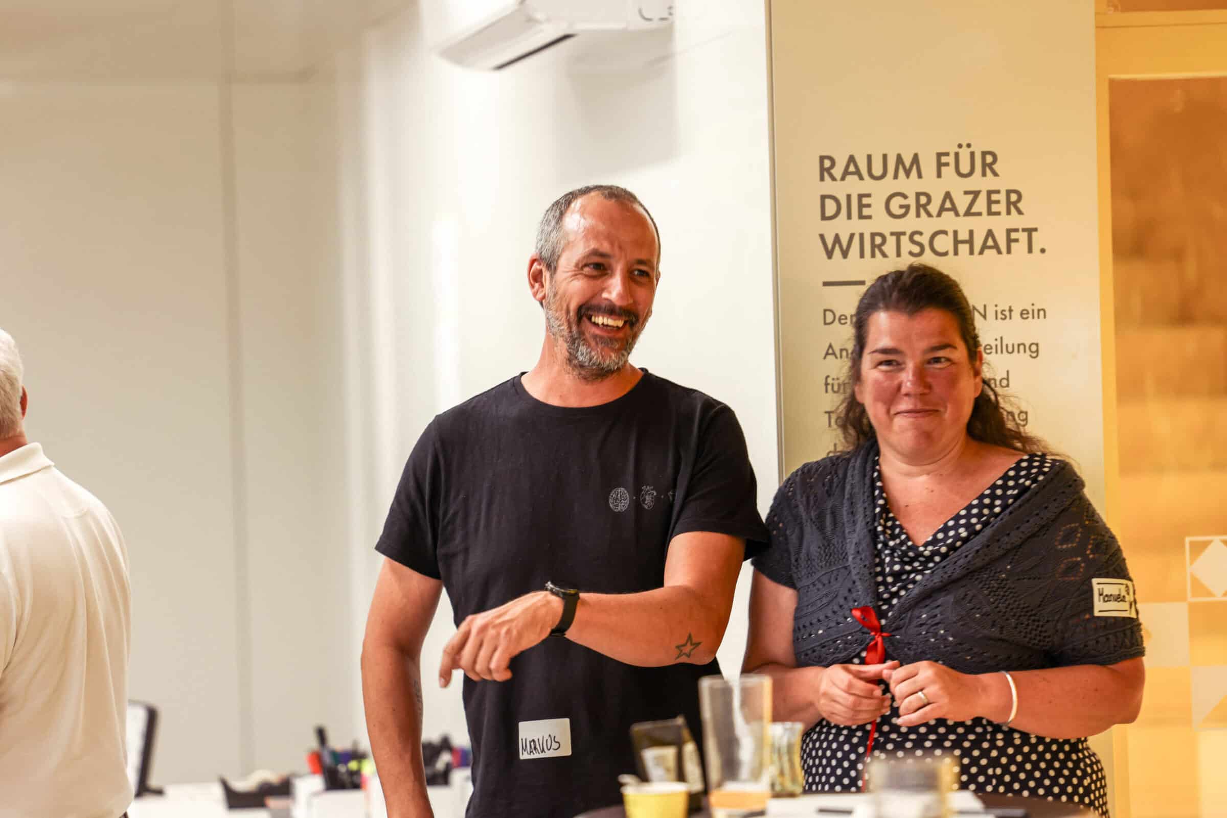 Klaus Purkarthofer hat zwei Impulse bei Graz Geht Voraus gehalten.