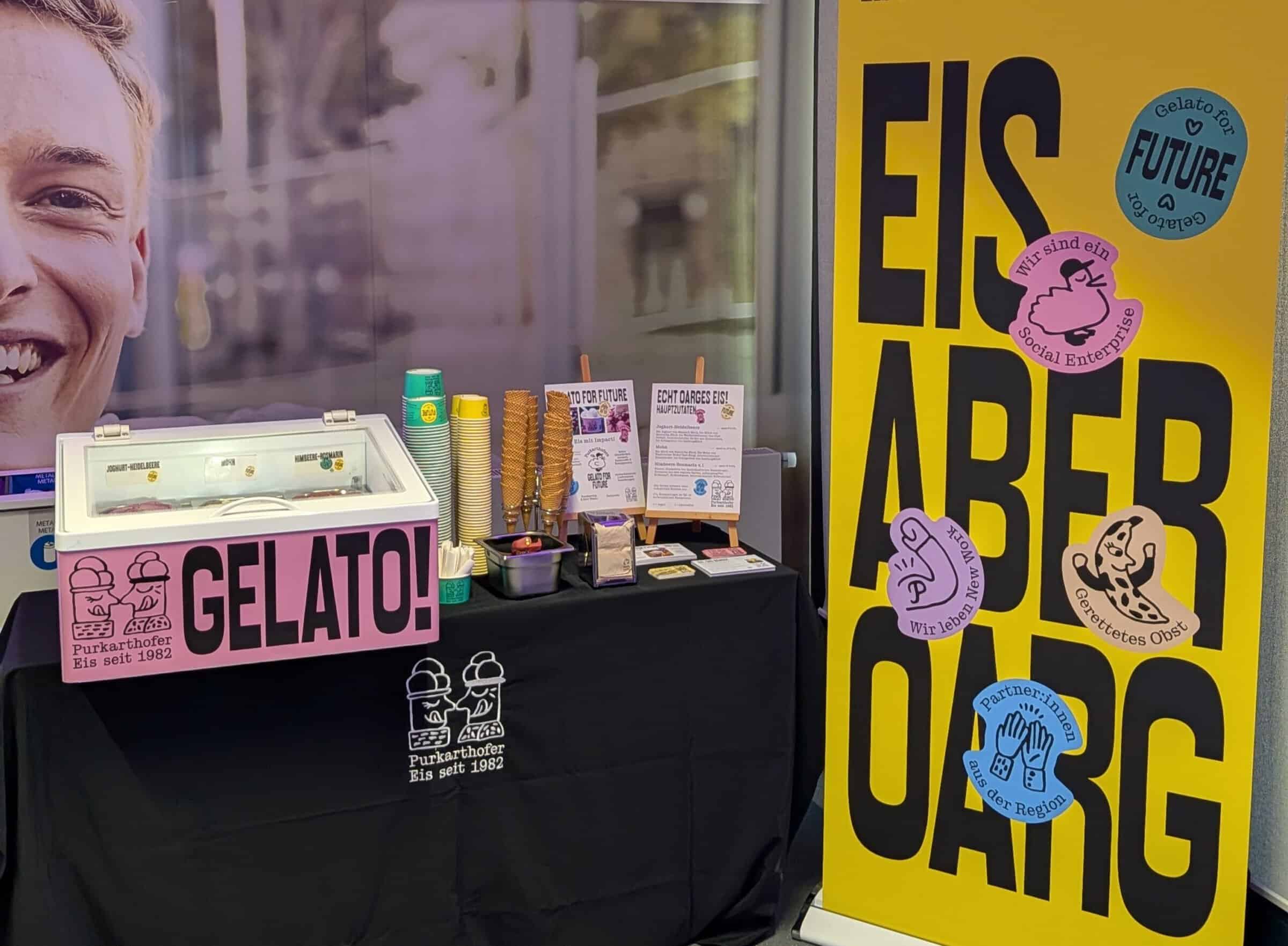 Unsere Eisvitrine darf bei keinem Event fehlen.